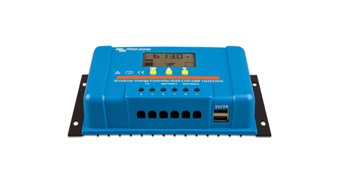 REGULADOR DE CARGA PWM VICTRON BLUESOLAR DUO LCD & USB 12/24V 20A