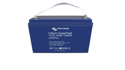 BATERÍA LITIO BAJO VOLTAJE VICTRON SUPERPACK 12.8V 200AH (M8)